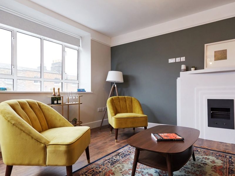 Node Living Fitzwilliam Square - Coliving Room Premium - Living Room