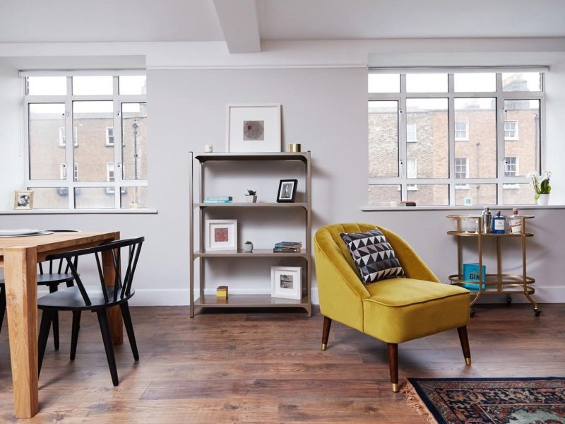 Node Living Fitzwilliam Square - Furnished Apartment - Living Room-1