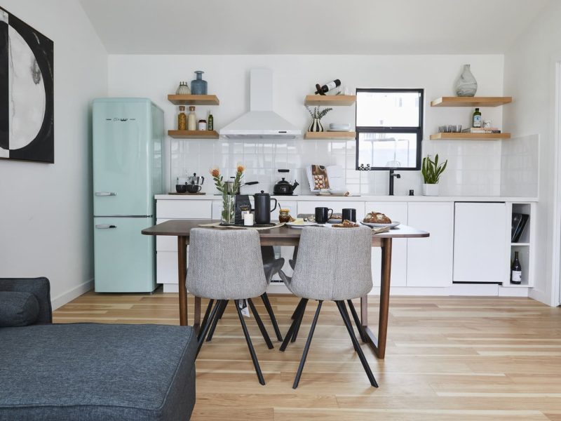 Node Living Los Angeles - Furnished Apartment 910 3Q Everett - Kitchen-1
