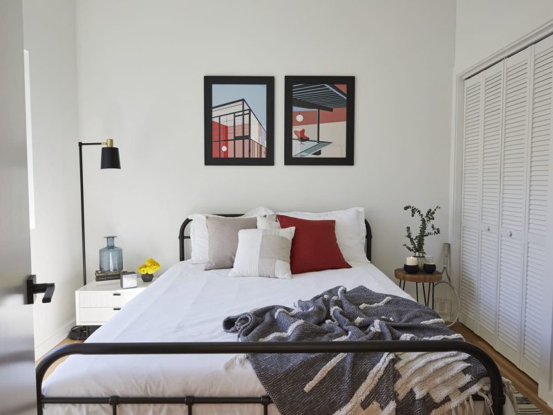 Node Living Los Angeles - Furnished Apartment 914 Everett 3BED - Bedroom-9
