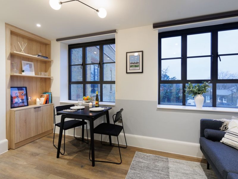 Node London Brixton - Apt 53 - Dining Room- Living Room-1