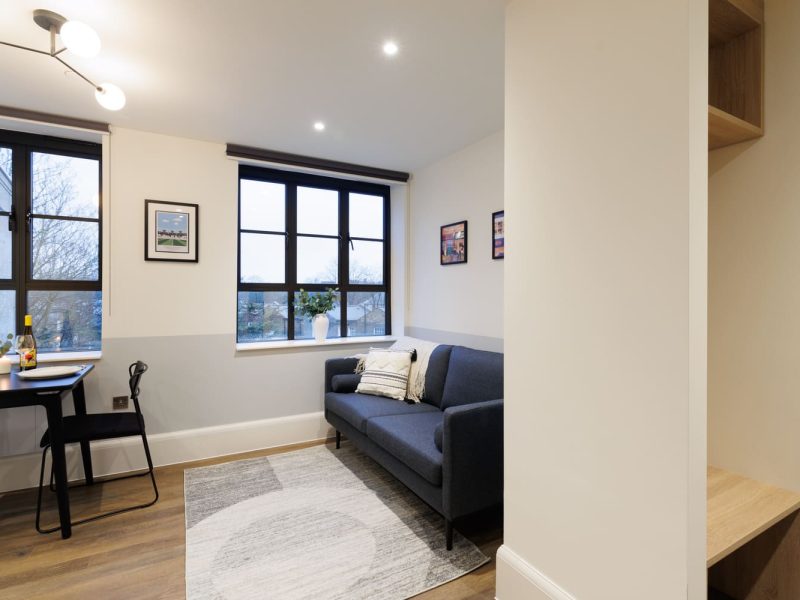 Node London Brixton - Apt 53 - Entrance- Living Room-1