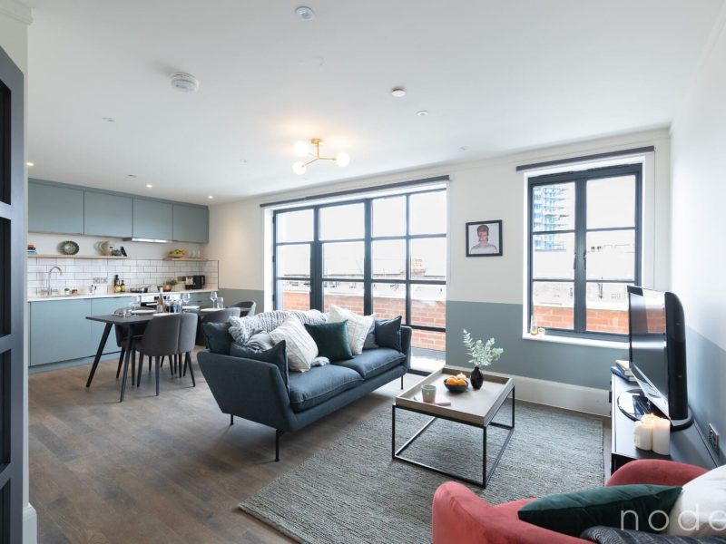Node London Brixton - Apt 62 - Kitchen - Dining Room - Living Room-2 WM